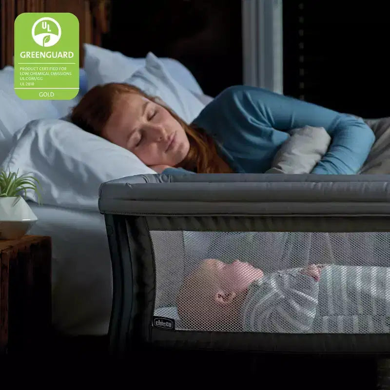 Anywhere Portable Bassinet – Lyric Pattern, Lightweight Travel Baby Bed