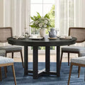 45Round Dining Table - Modern Minimalist Style for Home Kitchen & Dining Room