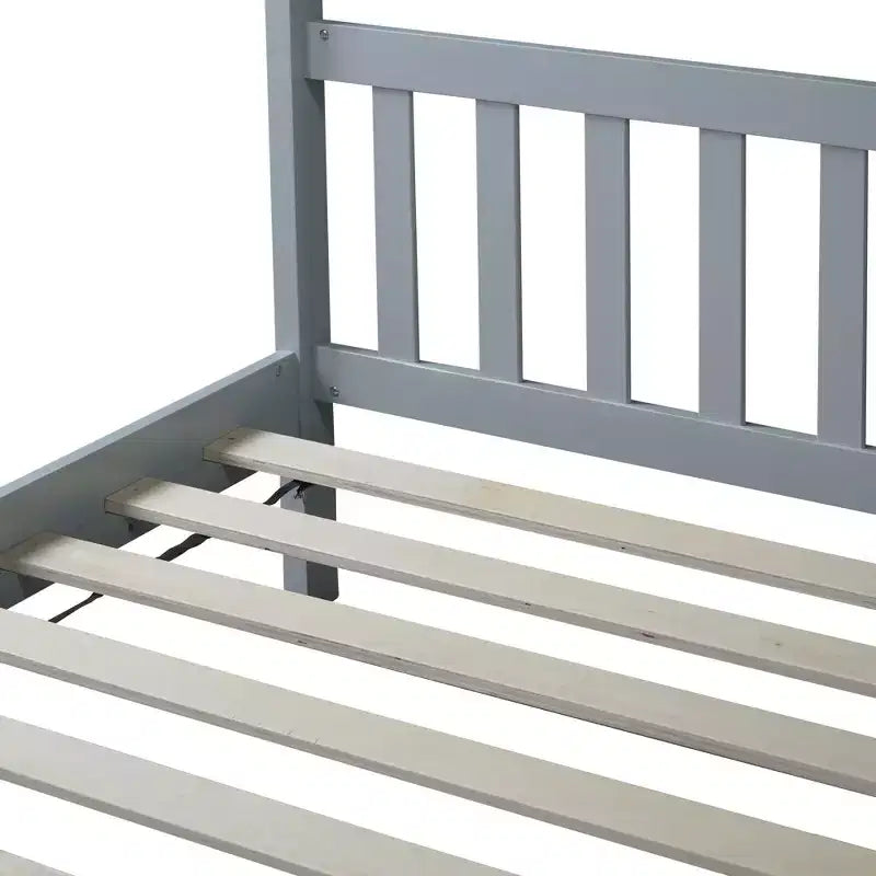 Twin House Bed with Headboard & Footboard – Kids Playhouse Bed Frame