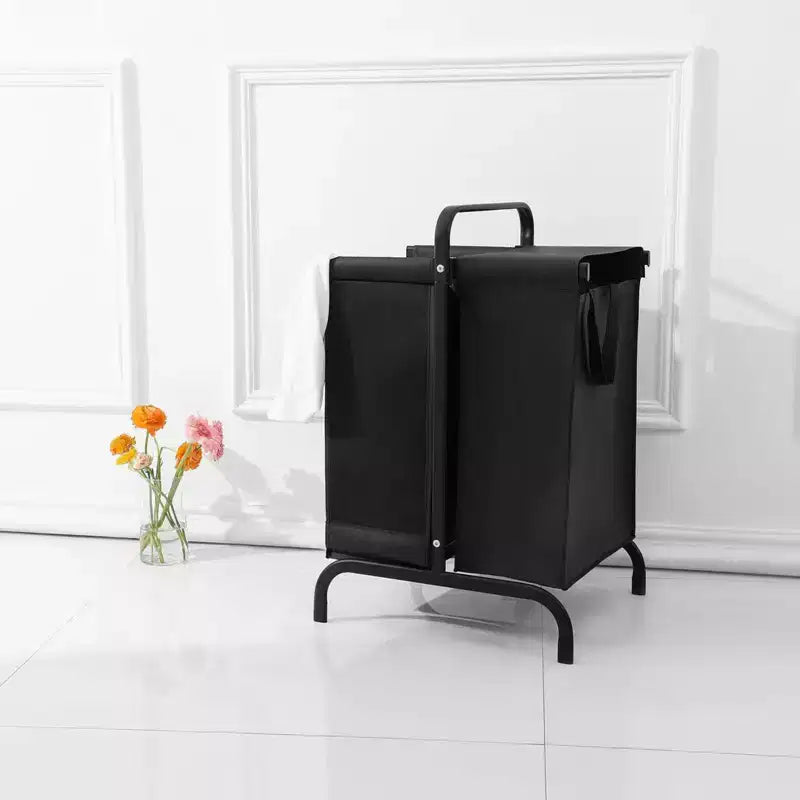 110L Large 2-Section Laundry Hamper Sorter with Sorting Cards – Oxford Fabric Clothes Basket
