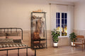 Hall Trees Entryway Bench with Storage, Multifunctional Hallway Organizer, Accent Furniture with Metal Frame