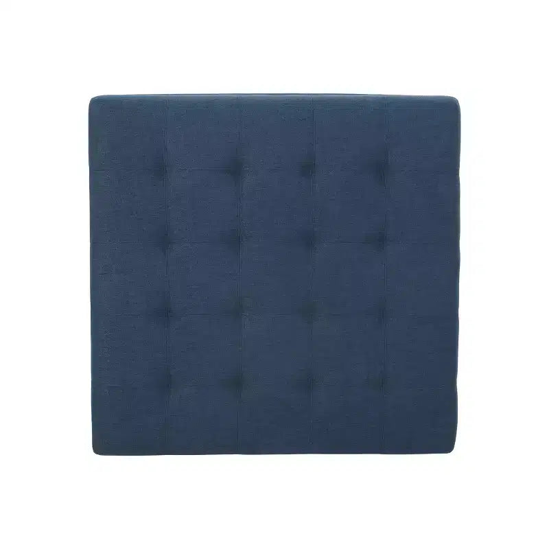 Lastoro Contemporary Fabric Tufted Upholstered Storage Ottoman – Living Room Footrest