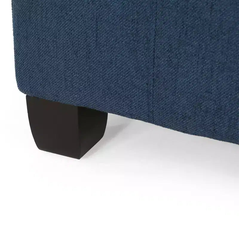 Lastoro Contemporary Fabric Tufted Upholstered Storage Ottoman – Living Room Footrest