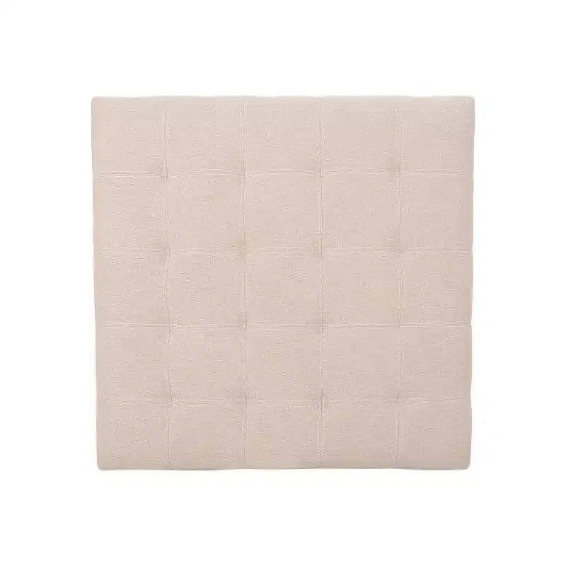 Lastoro Contemporary Fabric Tufted Upholstered Storage Ottoman – Living Room Footrest