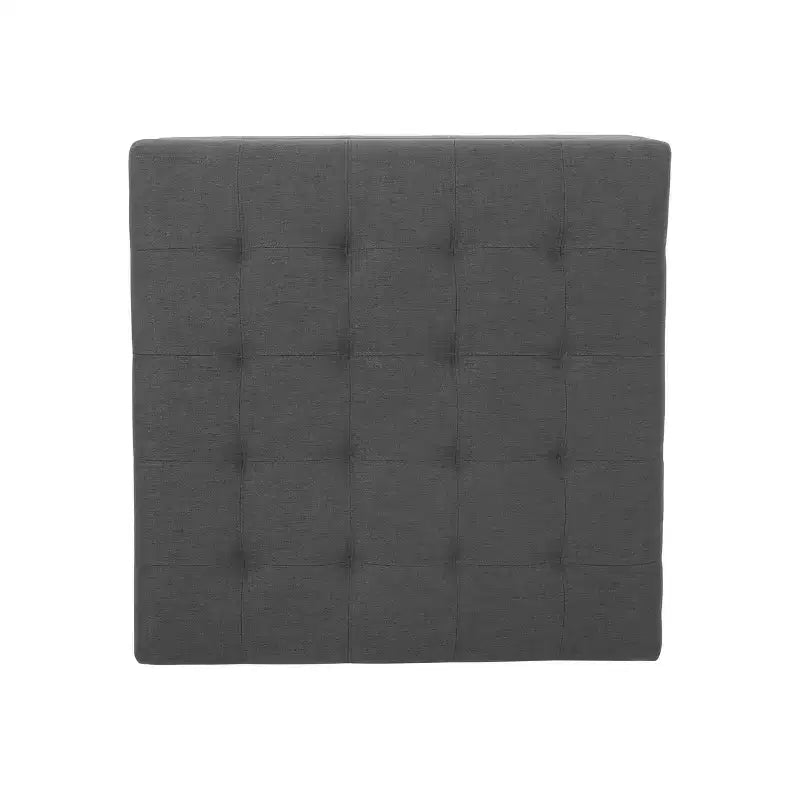 Lastoro Contemporary Fabric Tufted Upholstered Storage Ottoman – Living Room Footrest