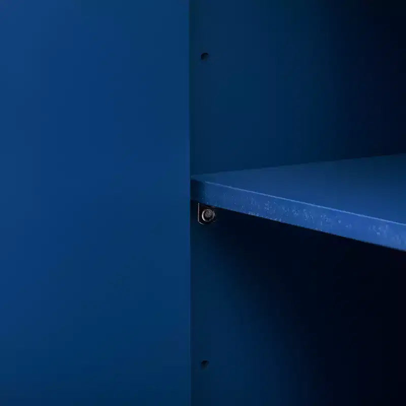 Vaisselier Buffet Luxueux avec 4 Portes à Motif Nid d'Abeille – Rangement Salle à Manger