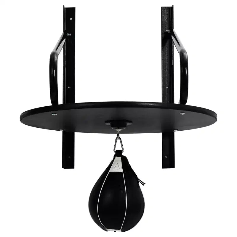 Speed Bag Platform, Adjustable Height Wall Mount Boxing Training Set - Heavy Duty with Punching Ball, 360 Swivel