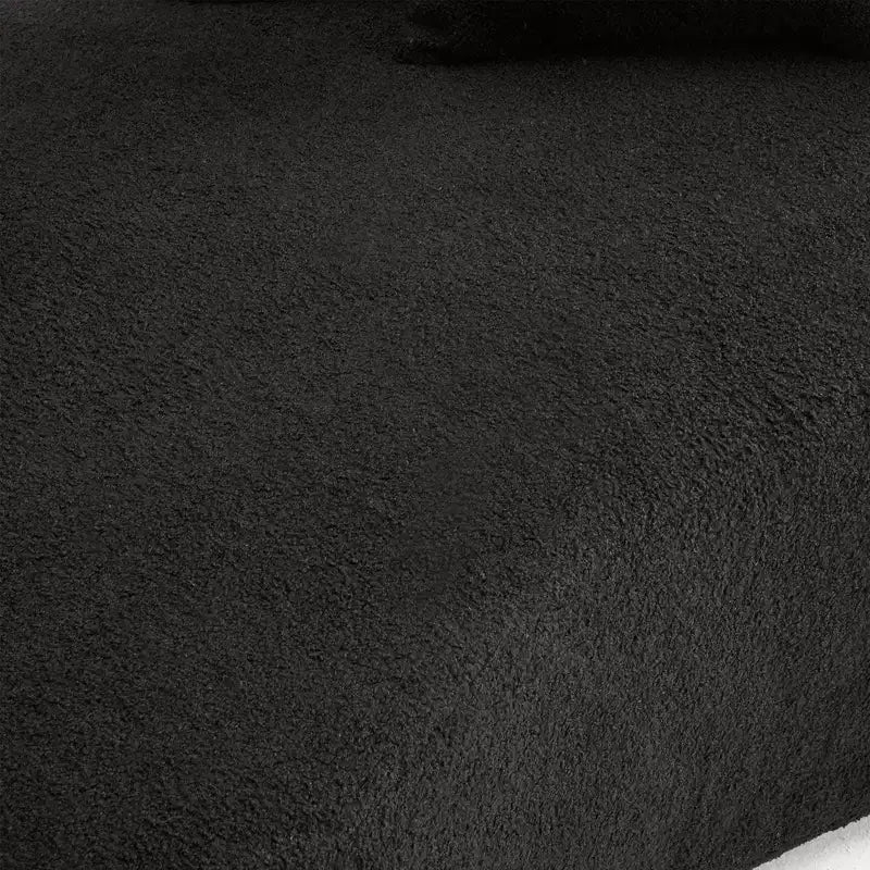 67 Inch Curved Loveseat Full Compression Sponge Sofa, Teddy Velvet Fabric, No-Assembly Compact Sofa for Small Spaces & Apartments