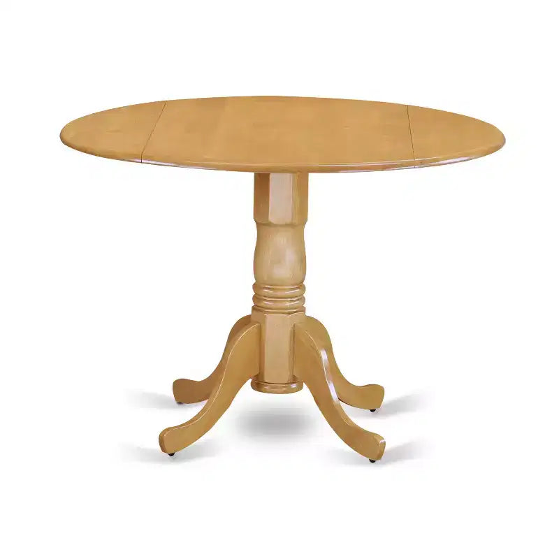 Table à manger en bois d'hévéa avec deux rabats de 23 cm – Table de cuisine extensible