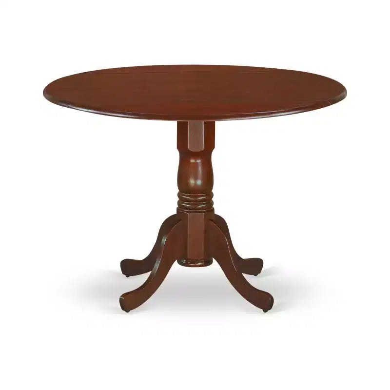 Table à manger en bois d'hévéa avec deux rabats de 23 cm – Table de cuisine extensible