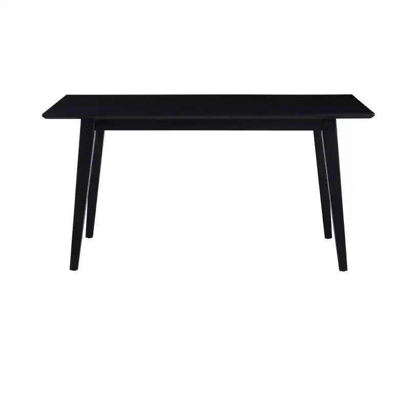 Table à manger Clara – Finition noire moderne pour cuisine et salle à manger