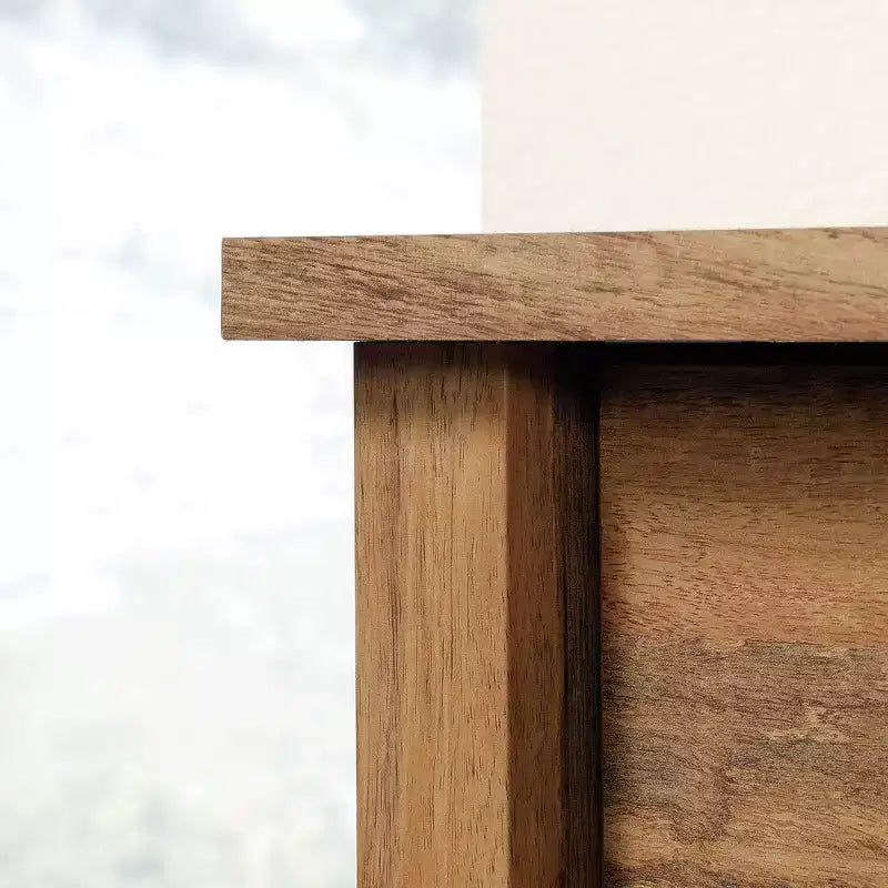 6-Drawer Dresser – Sindoori Mango Finish, Smooth Metal Runners