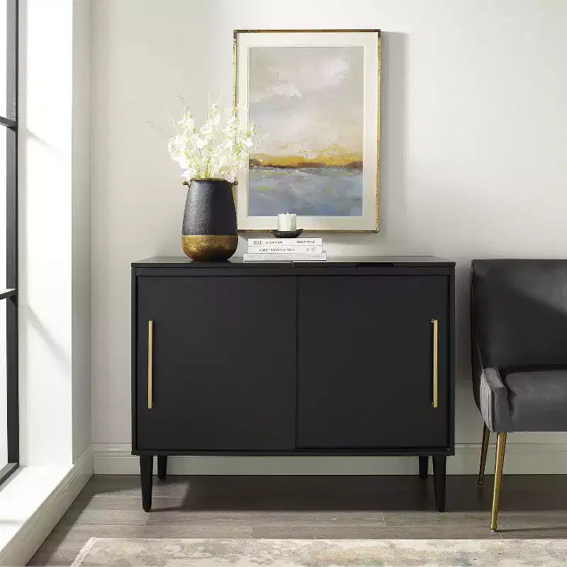 Meuble TV Everett – Noir mat pour le salon