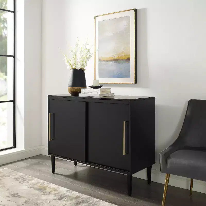 Meuble TV Everett – Noir mat pour le salon