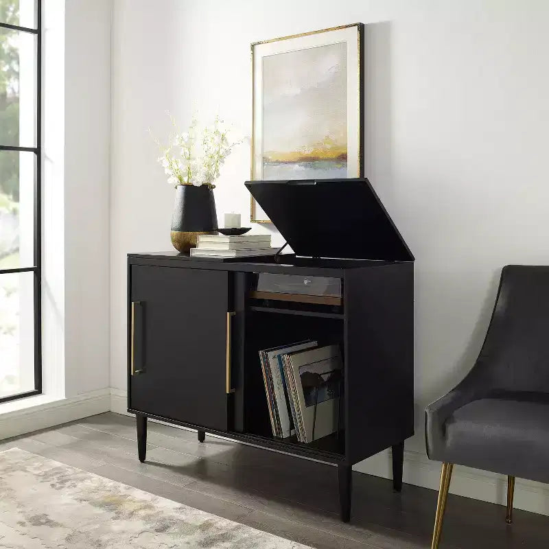 Meuble TV Everett – Noir mat pour le salon