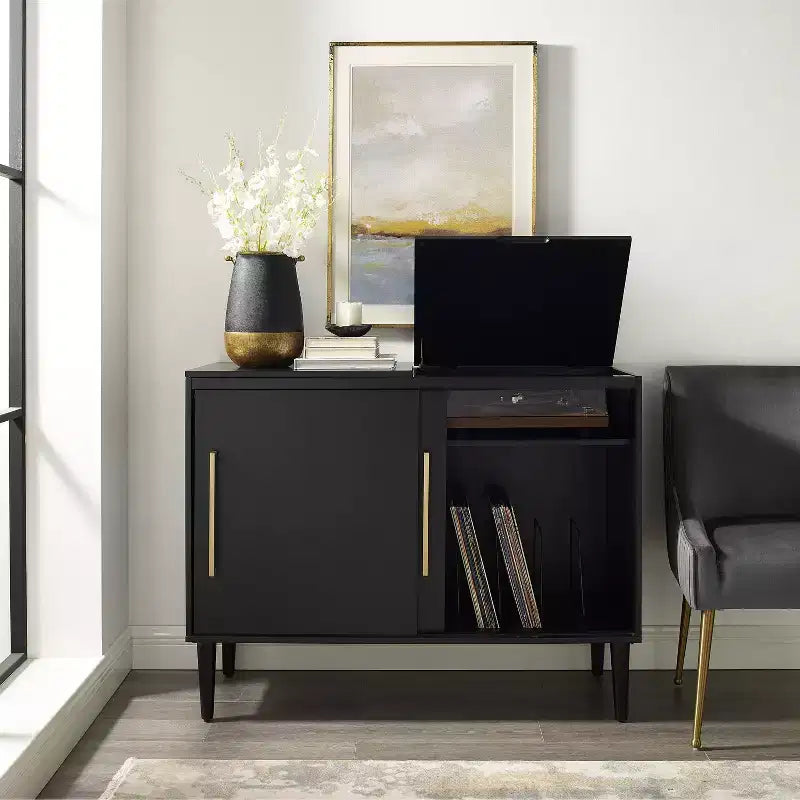 Meuble TV Everett – Noir mat pour le salon