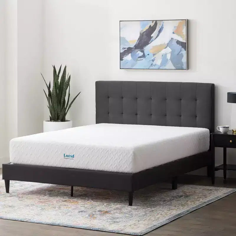 Firm 10'' Gel Memory Foam Mattress – Cooling Comfort for Better Sleep