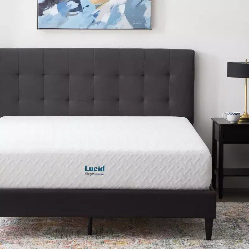 Firm 10'' Gel Memory Foam Mattress – Cooling Comfort for Better Sleep