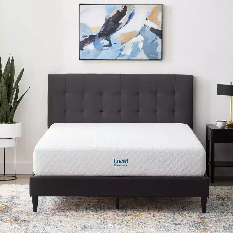 Firm 10'' Gel Memory Foam Mattress – Cooling Comfort for Better Sleep