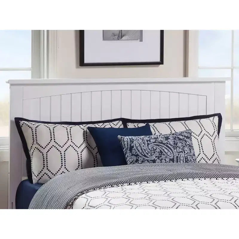 Queen Nantucket Upholstered Headboard – Classic Coastal Bedroom Style
