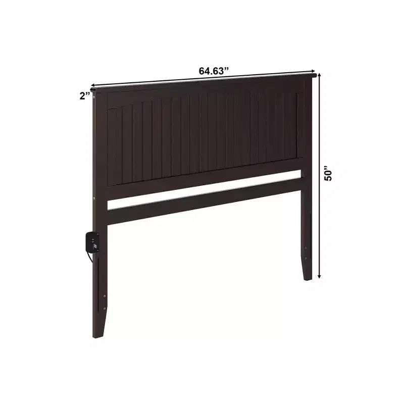 Queen Nantucket Upholstered Headboard – Classic Coastal Bedroom Style