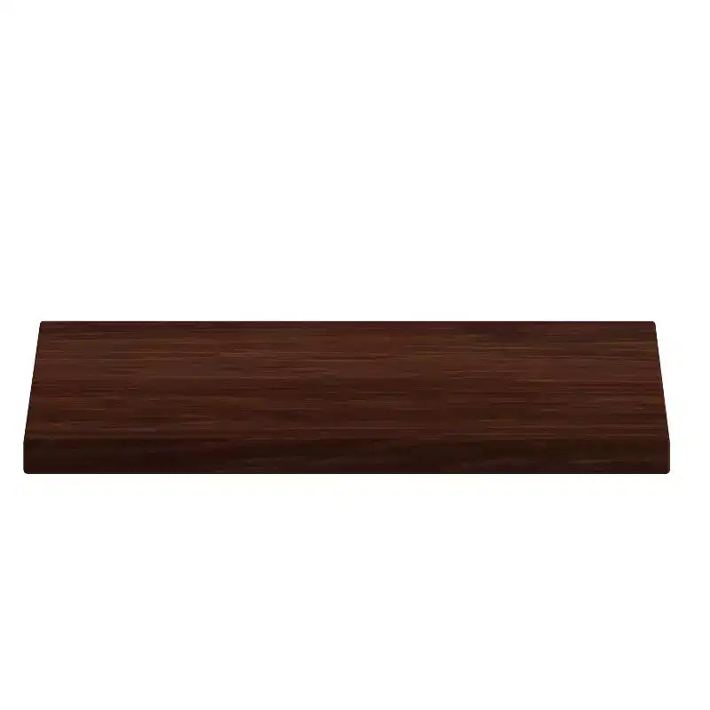Dessus de table carré en résine très brillante de 36 po avec rebord tombant de 2 po d'épaisseur